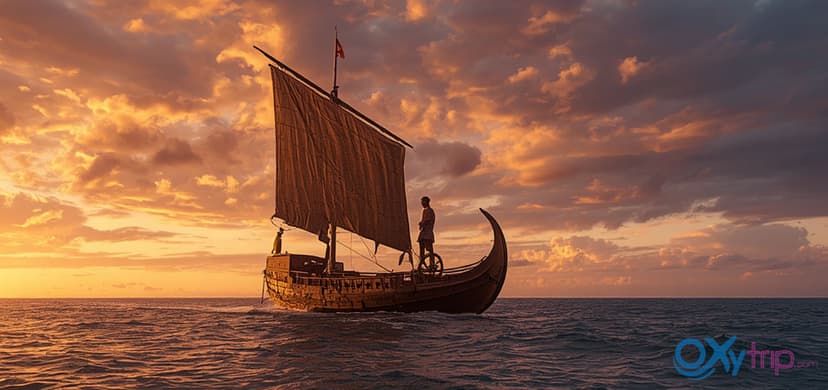 Odysseus ship sailing